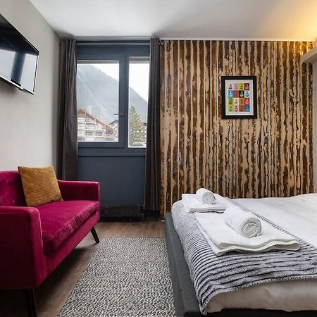 Beautiful Cosy, Modern Studio In Chamonix Centre Bagian luar foto