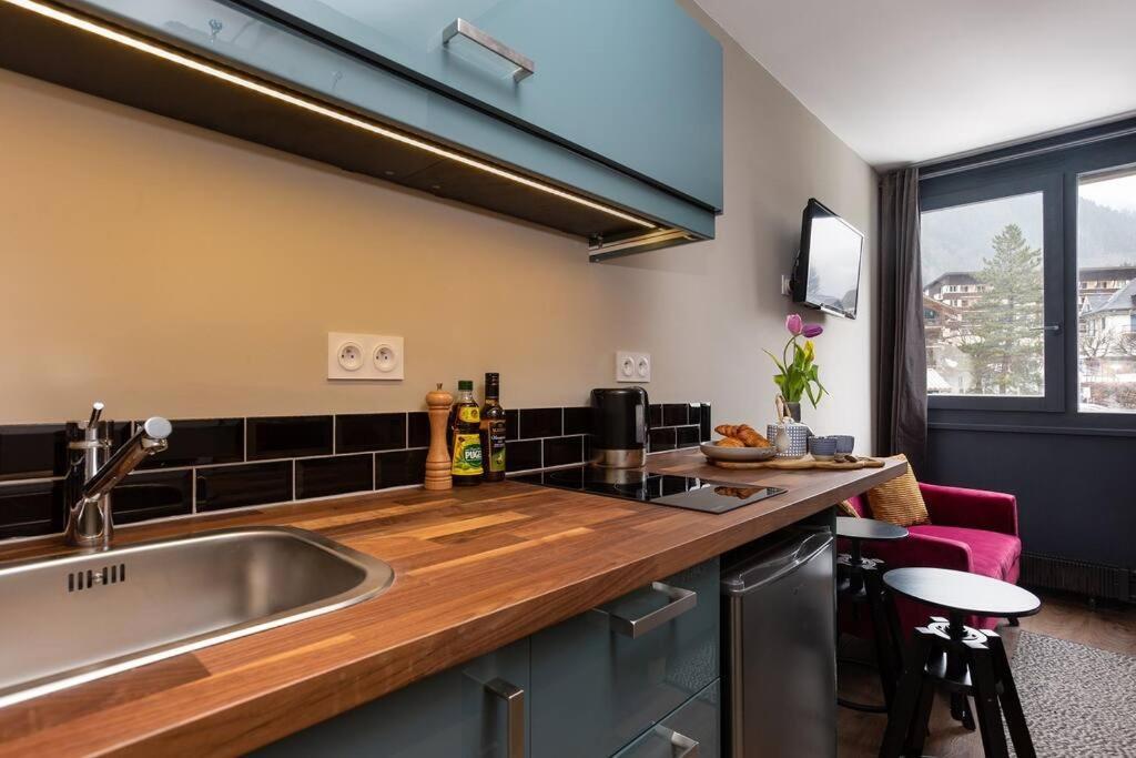 Beautiful Cosy, Modern Studio In Chamonix Centre Bagian luar foto
