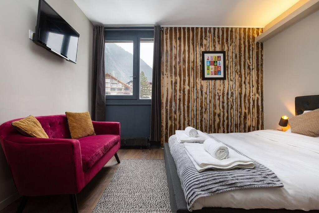 Beautiful Cosy, Modern Studio In Chamonix Centre Bagian luar foto